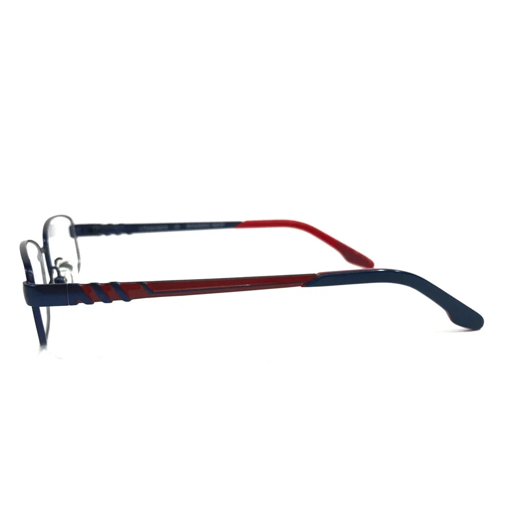 Nerf Kids Boys Eyeglasses Frames OWEN NVY Navy Blue Rectangle Wire Rim 51-17-135 - Picture 5 of 12